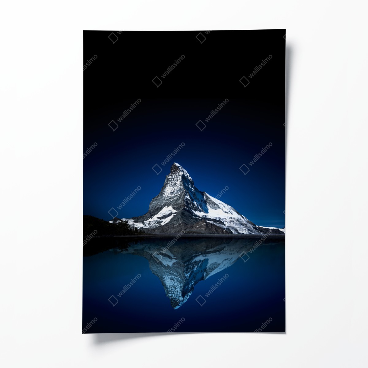 Poster Matterhorn nächtliche spiegelung – Wallnifity®