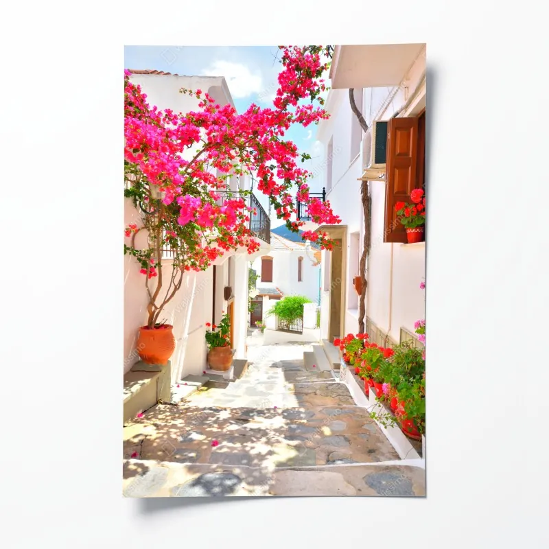 Poster tropischer palmstrand – Wallnifity®