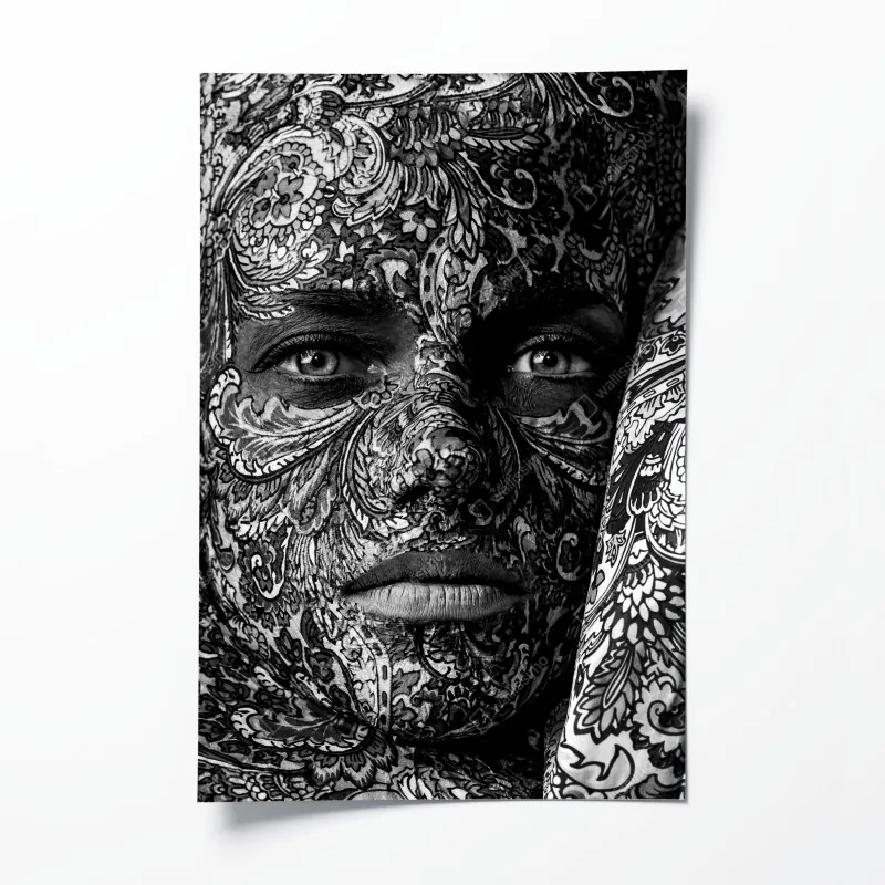 Poster jacht über dem kristallblauen ozean – Wallnifity®