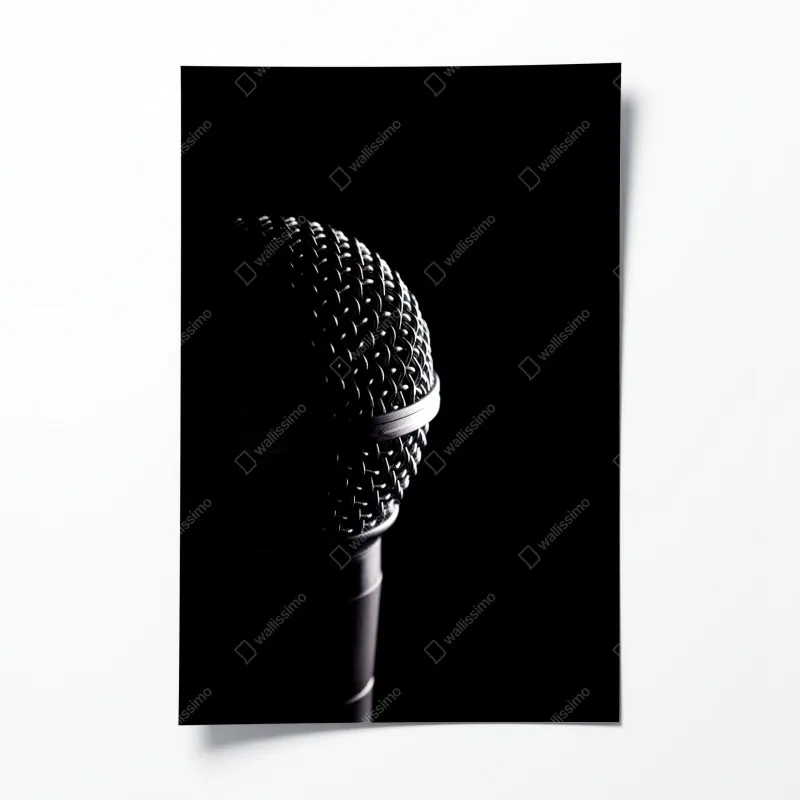 Poster herbstlicher waldpfad mit goldenen blättern – Wallnifity®