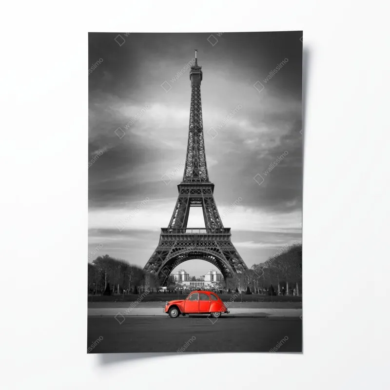 Poster ruhige winterliche fjordlandschaft in Reine, Lofoten – Wallnifity®