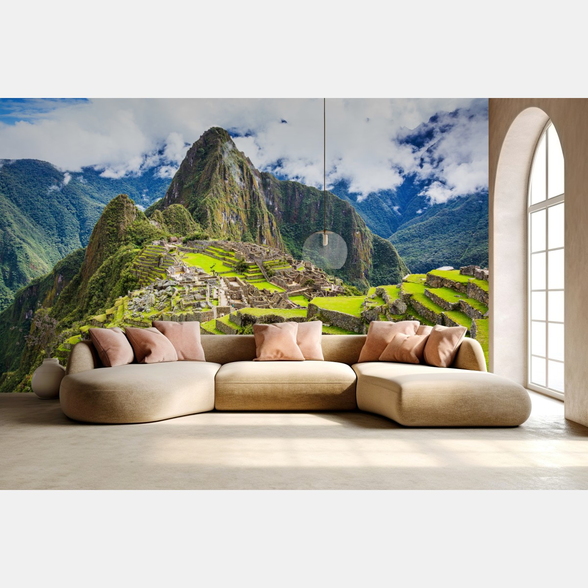 Fototapete Machu Picchu antike bergterrassen – Wallnifity®