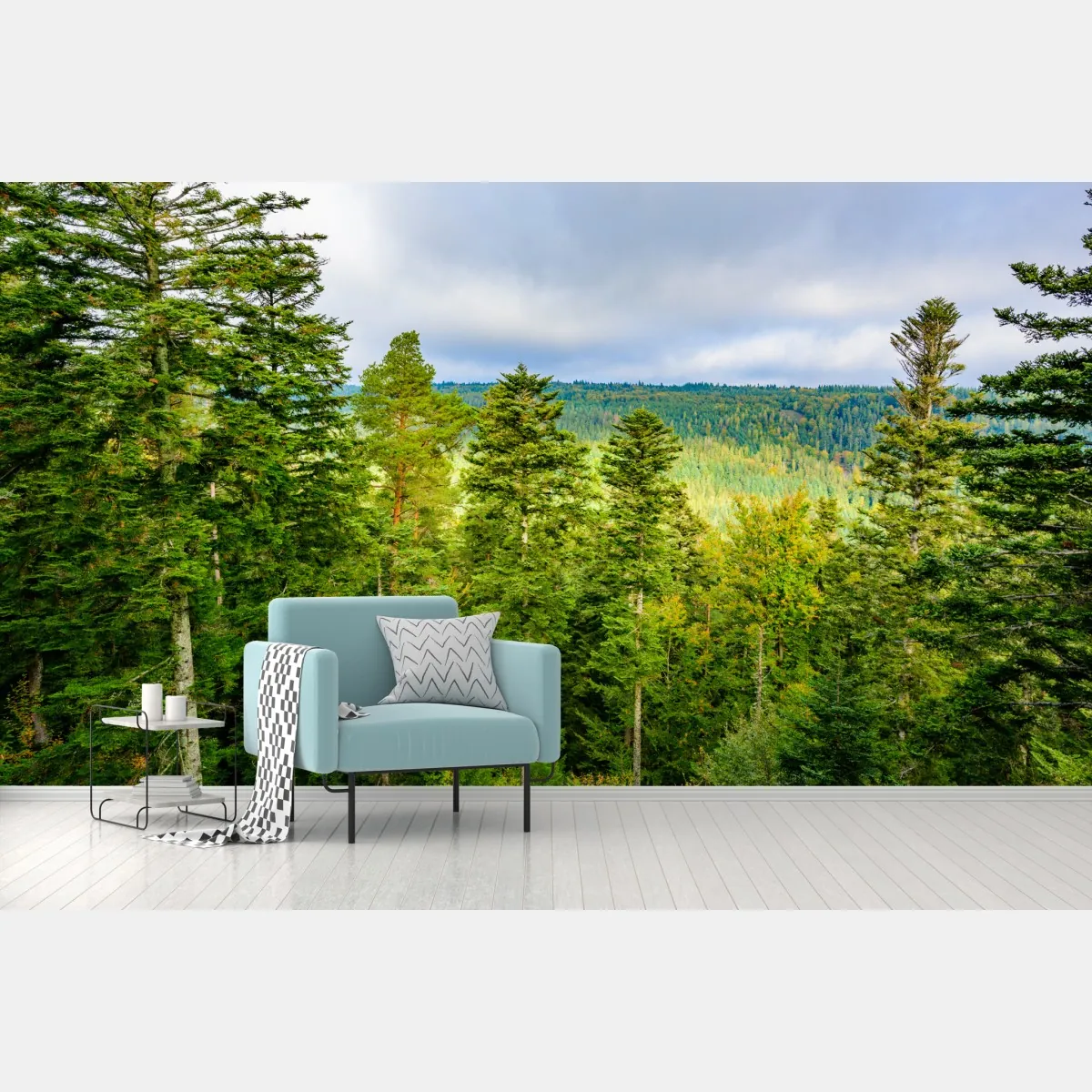 Fototapete Schwarzwald herbstliche waldlandschaft – Wallnifity®