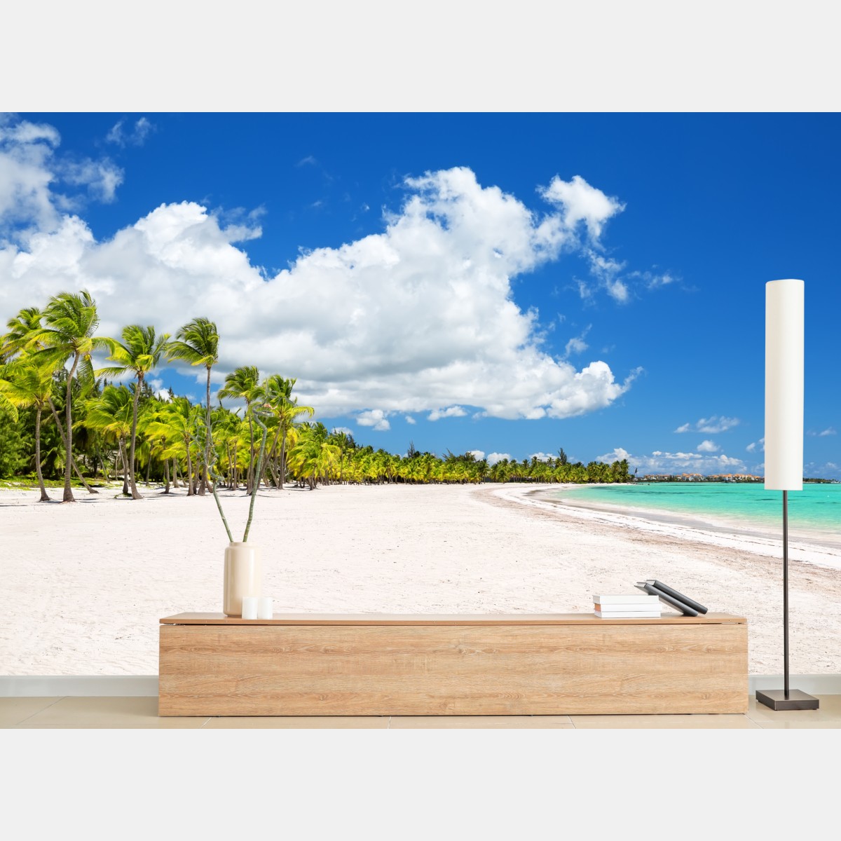 Fototapete tropischer strand in Punta Cana – Wallnifity®