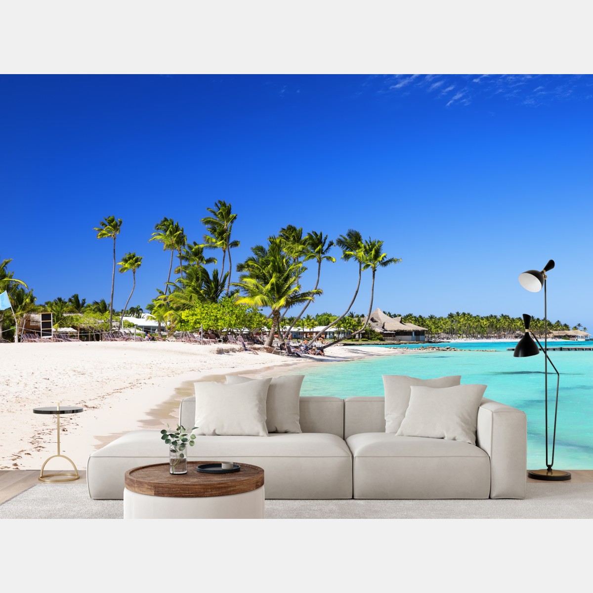 Fototapete tropischer strand in Cap Cana – Wallnifity®