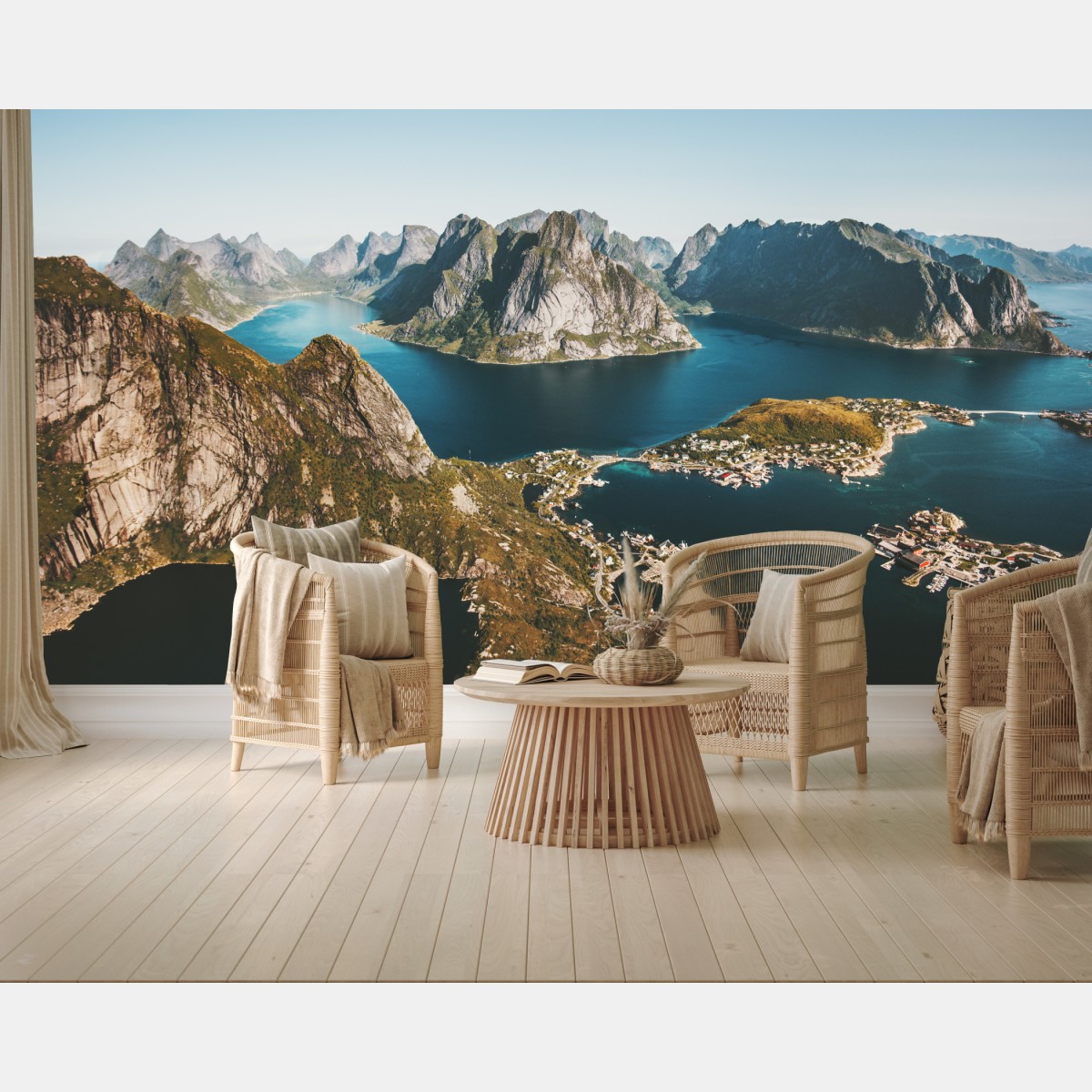 Fototapete majestätische fjordlandschaft – Wallnifity®
