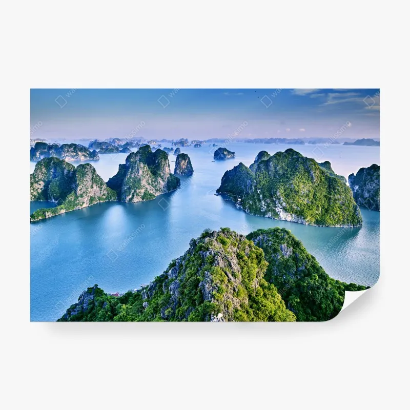 Fototapete Halong-Bucht panorama der kalksteininseln