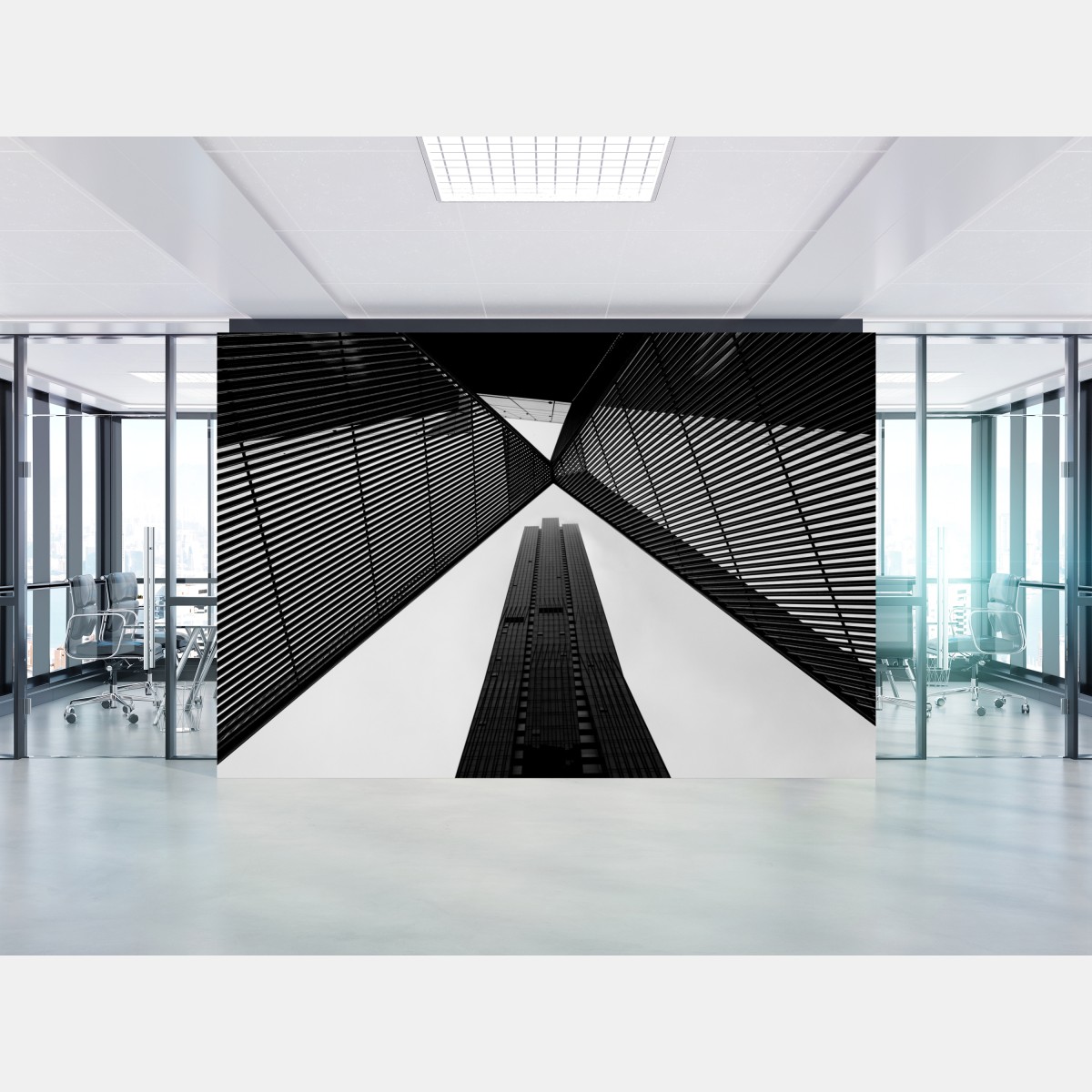 Fototapete Melbourne architektur in monochrom – Wallnifity®