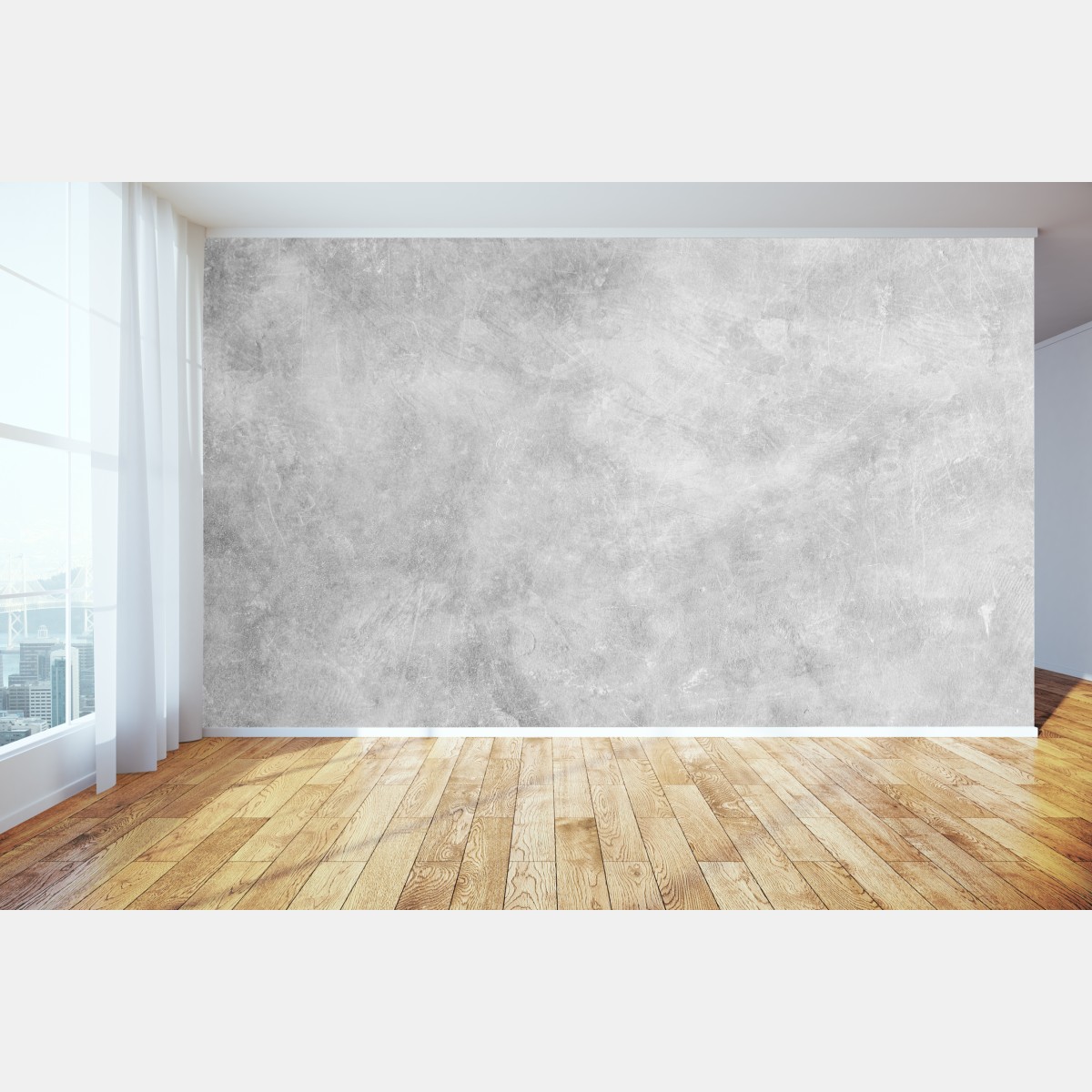 Fototapete subtile graue betonstruktur – Wallnifity®