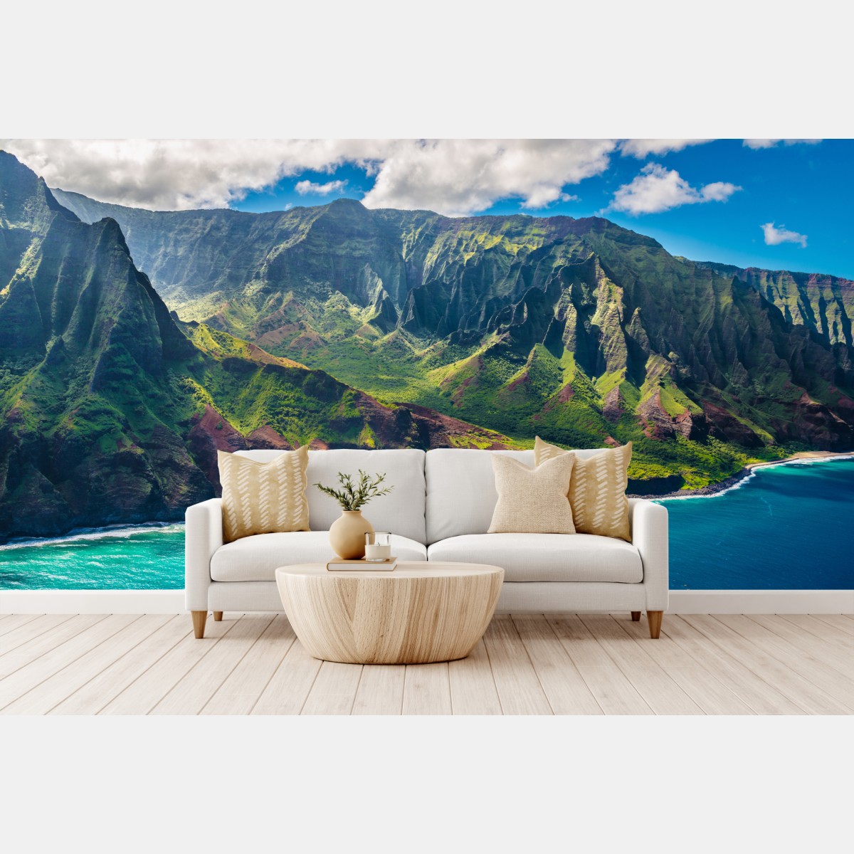 Fototapete majestätische küstenlandschaft Hawaii – Wallnifity®