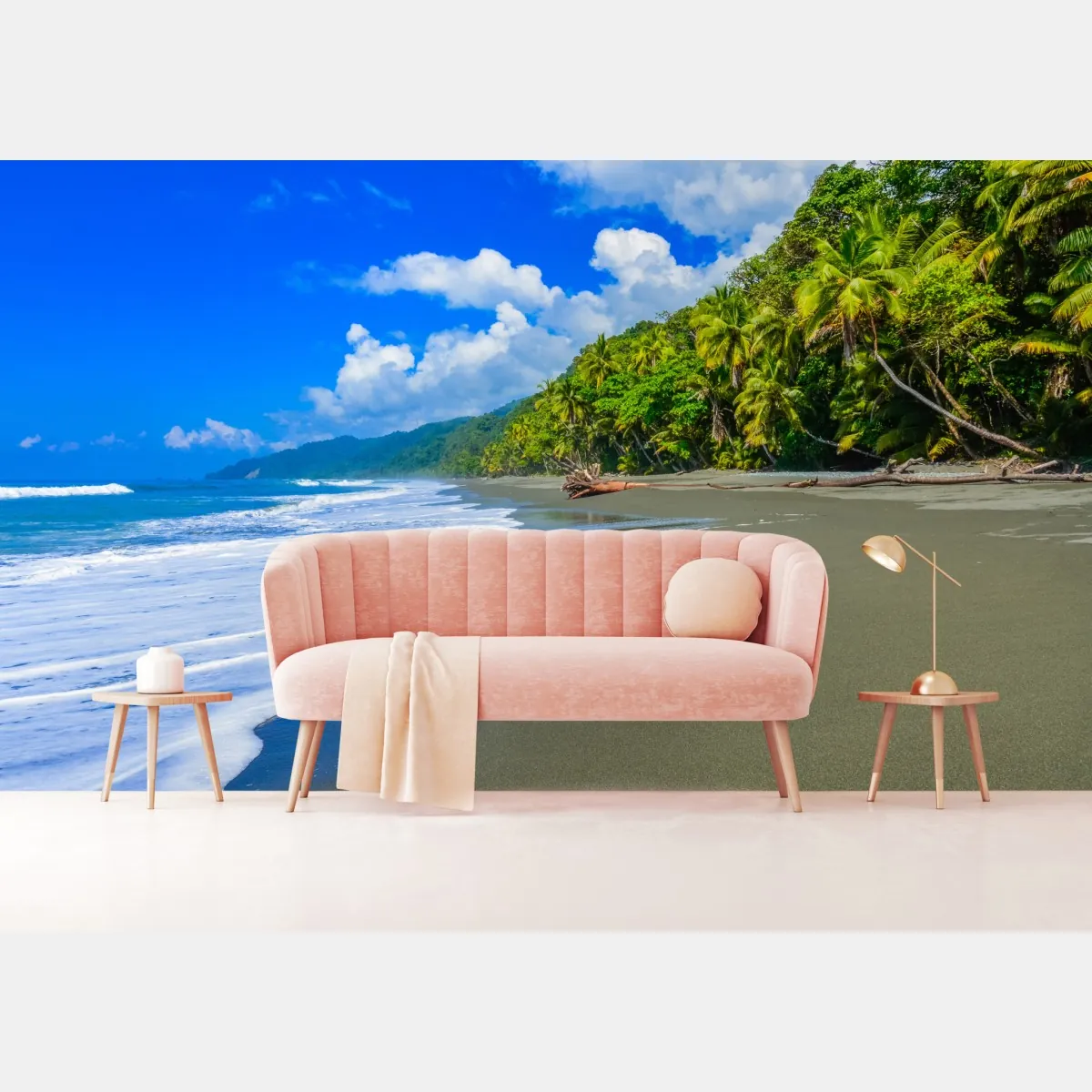 Fototapete wilder strand bei Corcovado, Costa Rica – Wallnifity®
