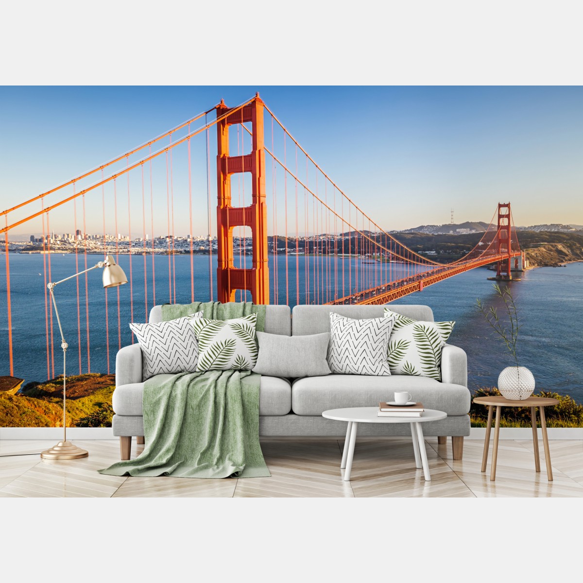 Fototapete panoramablick auf die Golden Gate Bridge – Wallnifity®