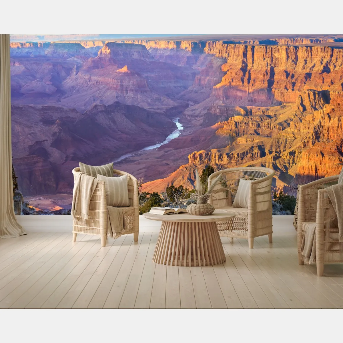 Fototapete Grand Canyon bei dämmerung panorama – Wallnifity®