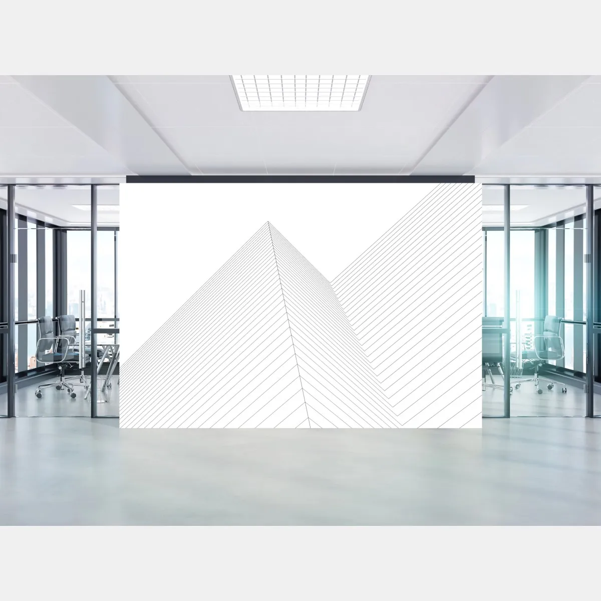 Fototapete geometrische architekturlinien – Wallnifity®