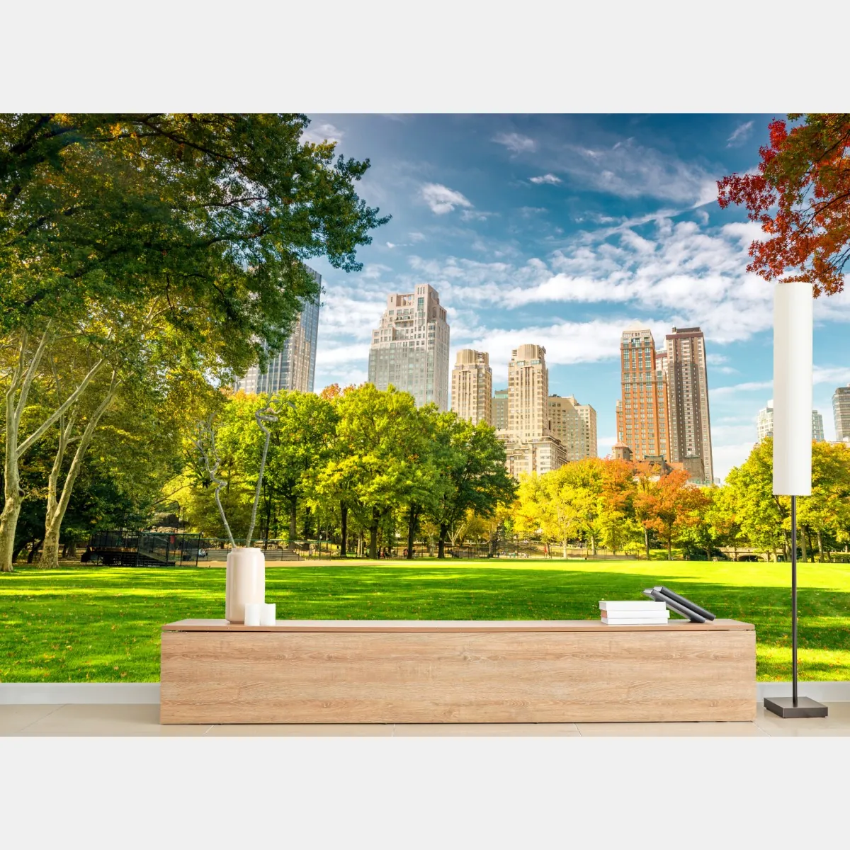 Fototapete Central Park herbst panorama – Wallnifity®