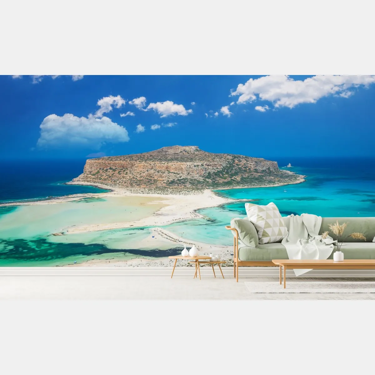 Fototapete Balos strand und türkislagune – Wallnifity®