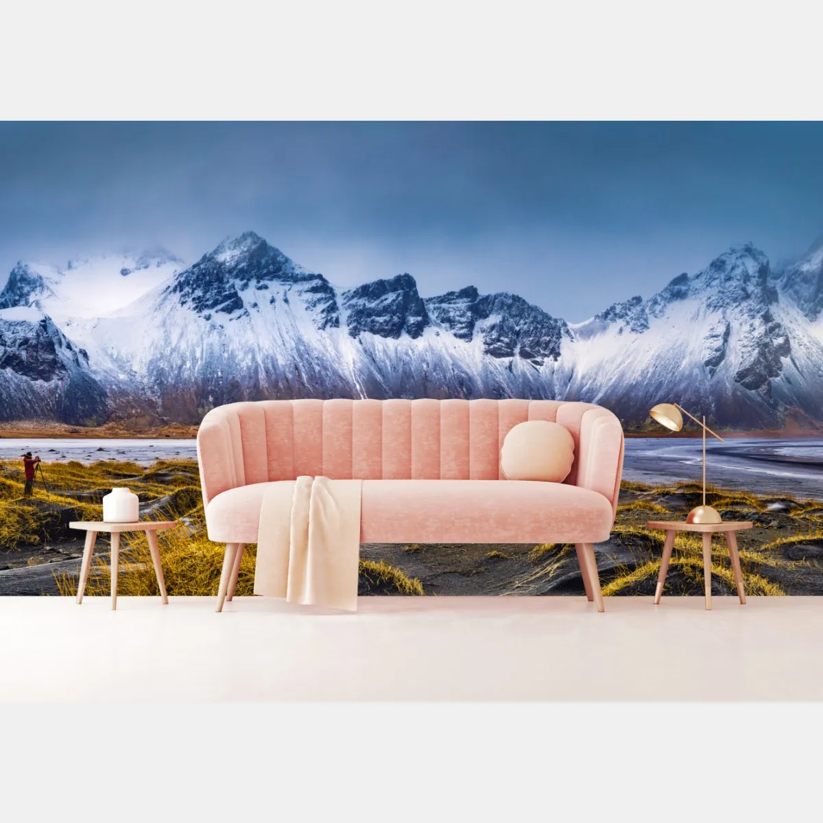 Fototapete panorama Vestrahorn bei Stokksnes – Wallnifity®