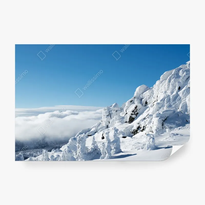 Fototapete goldene fließende linien abstraktes design – Wallnifity®