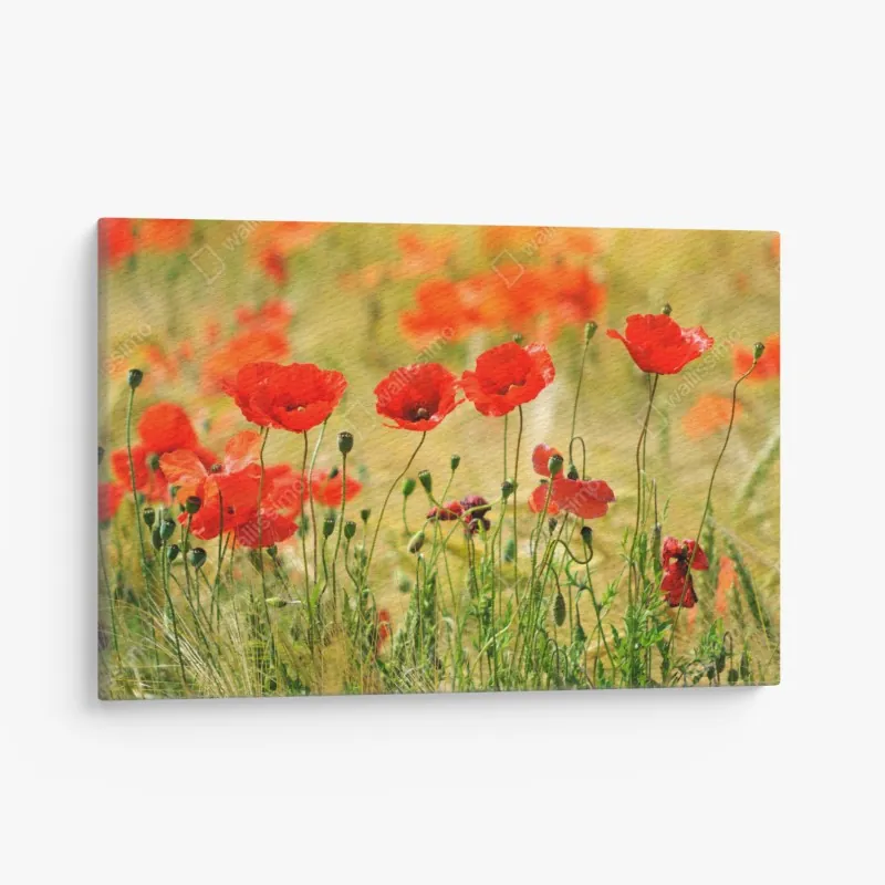 Leinwandbild elegantes beiges damastmuster – Wallnifity®