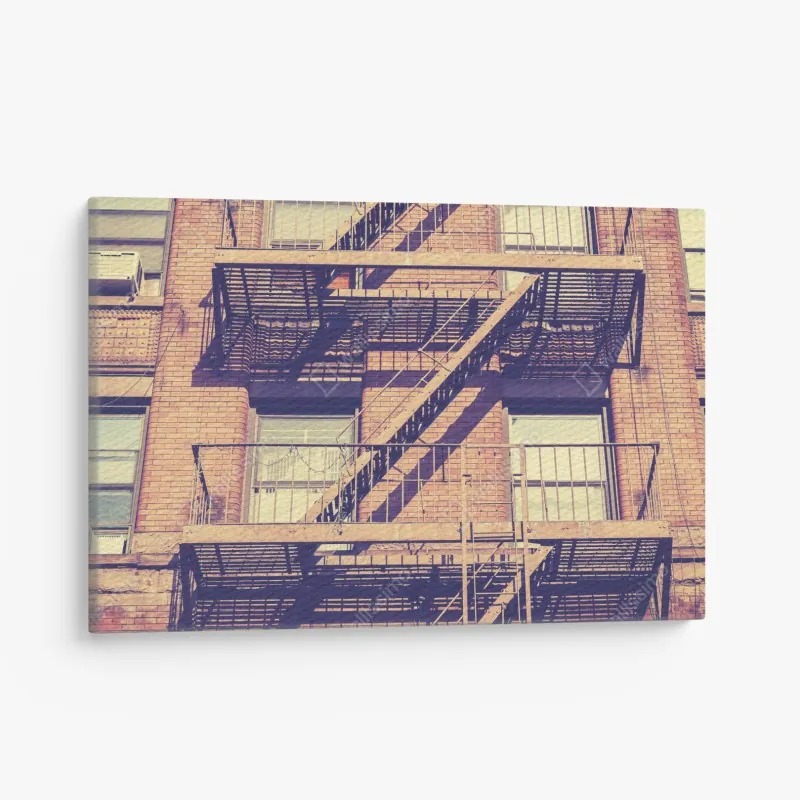 Leinwandbild zarte pastellblumen im botanischen stil – Wallnifity®