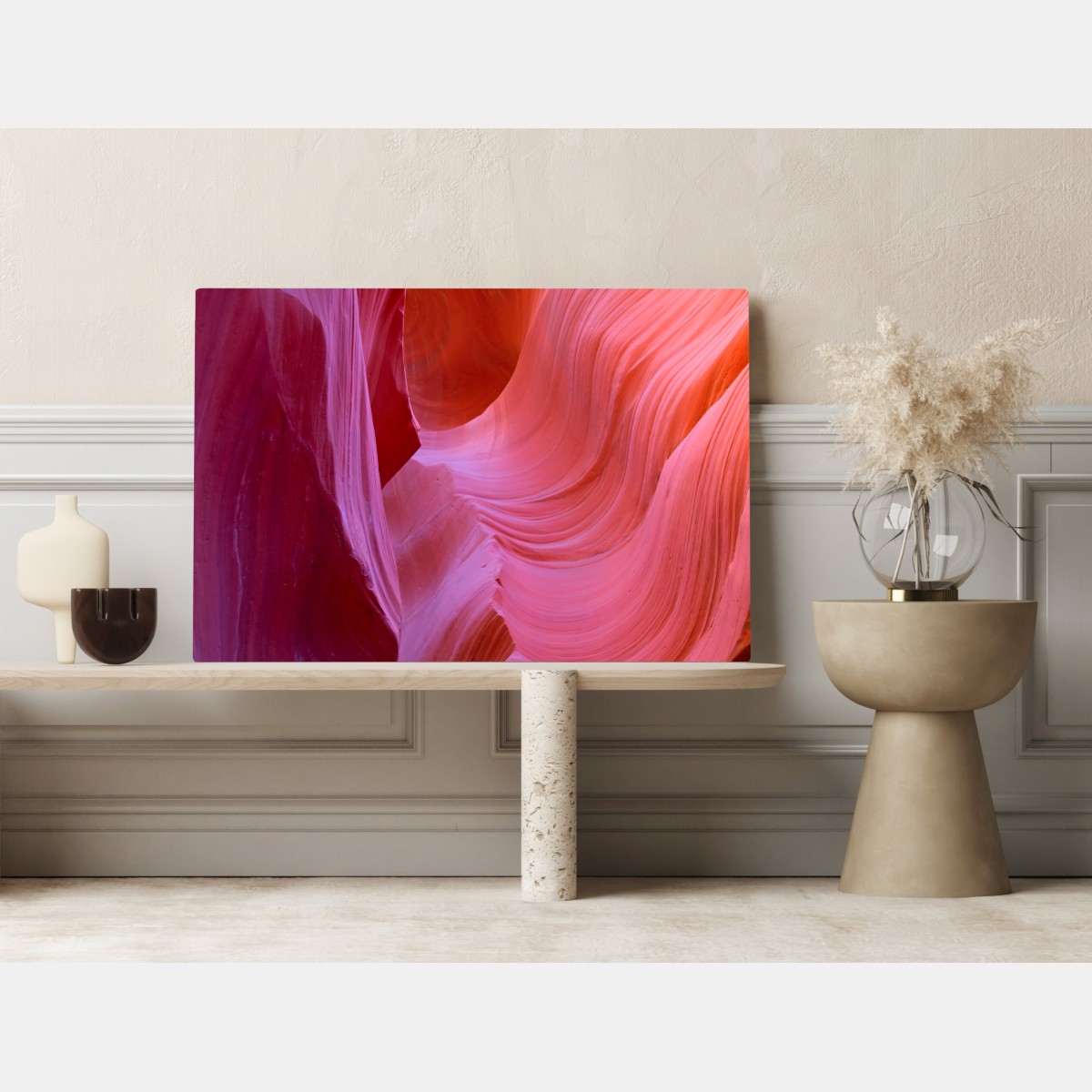 Leinwandbild Antelope Canyon sandsteinwellen – Wallnifity® Leinwandbild Antelope Canyon sandsteinwellen – Wallnifity®