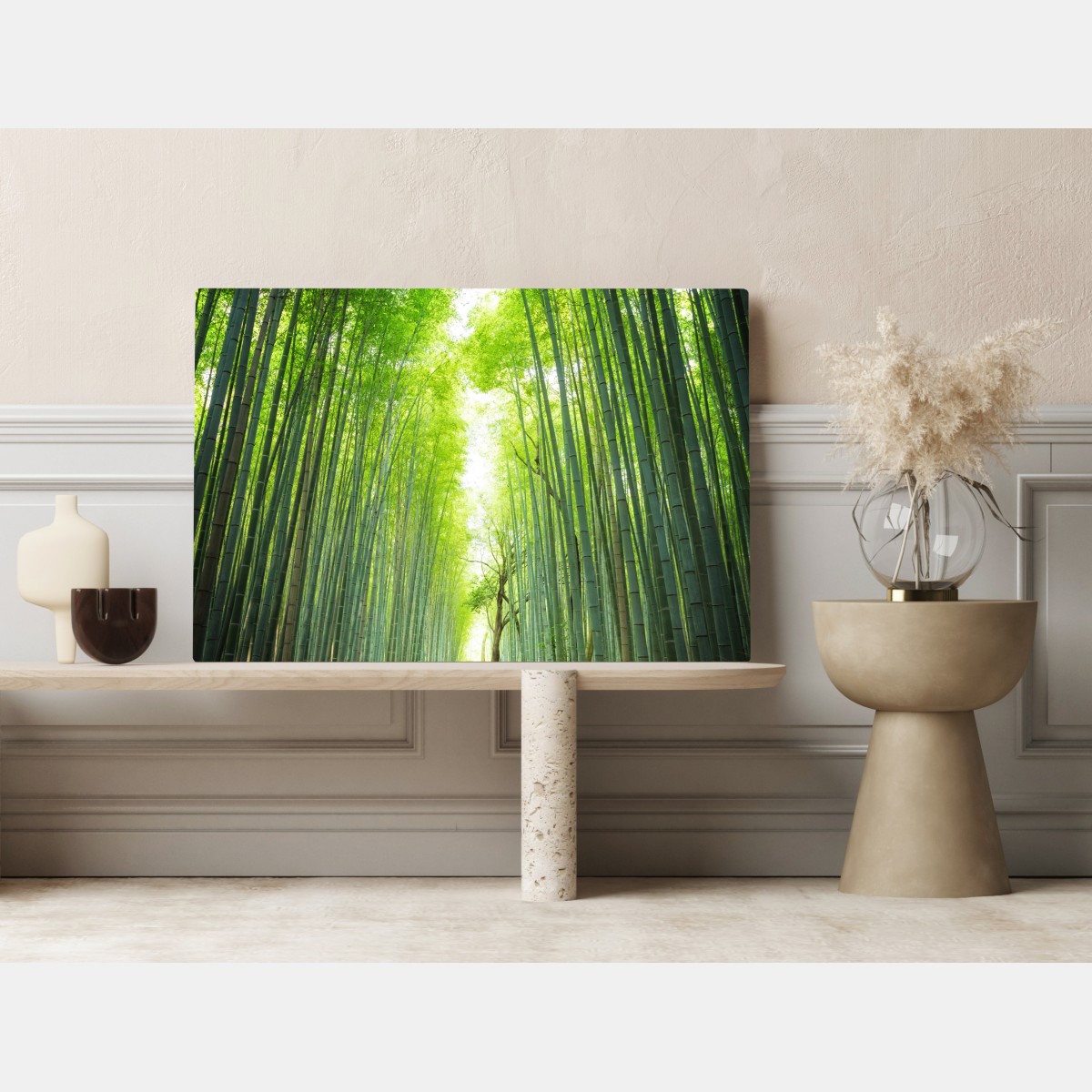Leinwandbild weg durch den bambushain von Arashiyama – Wallnifity®