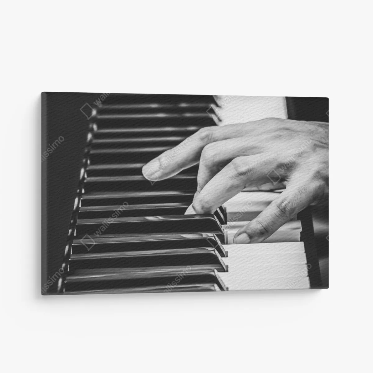 Leinwandbild hände am klavier in bewegung – Wallnifity® Leinwandbild hände am klavier in bewegung – Wallnifity®