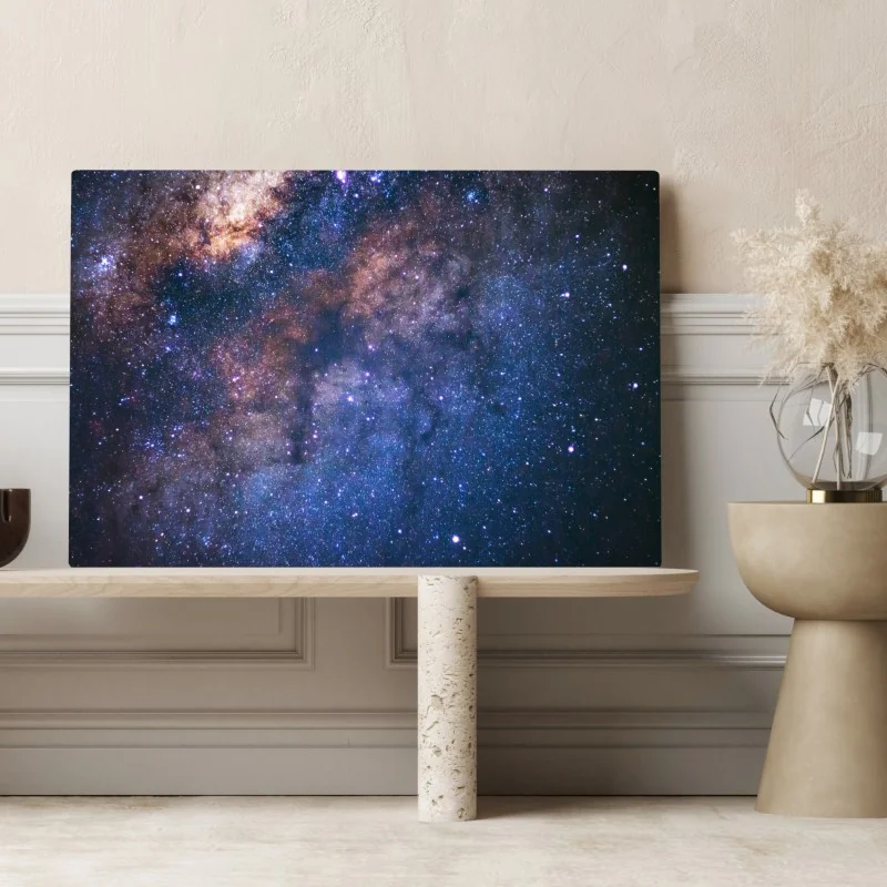 Leinwandbild milchstraße galaxie nachthimmel – Wallnifity® Leinwandbild milchstraße galaxie nachthimmel – Wallnifity®