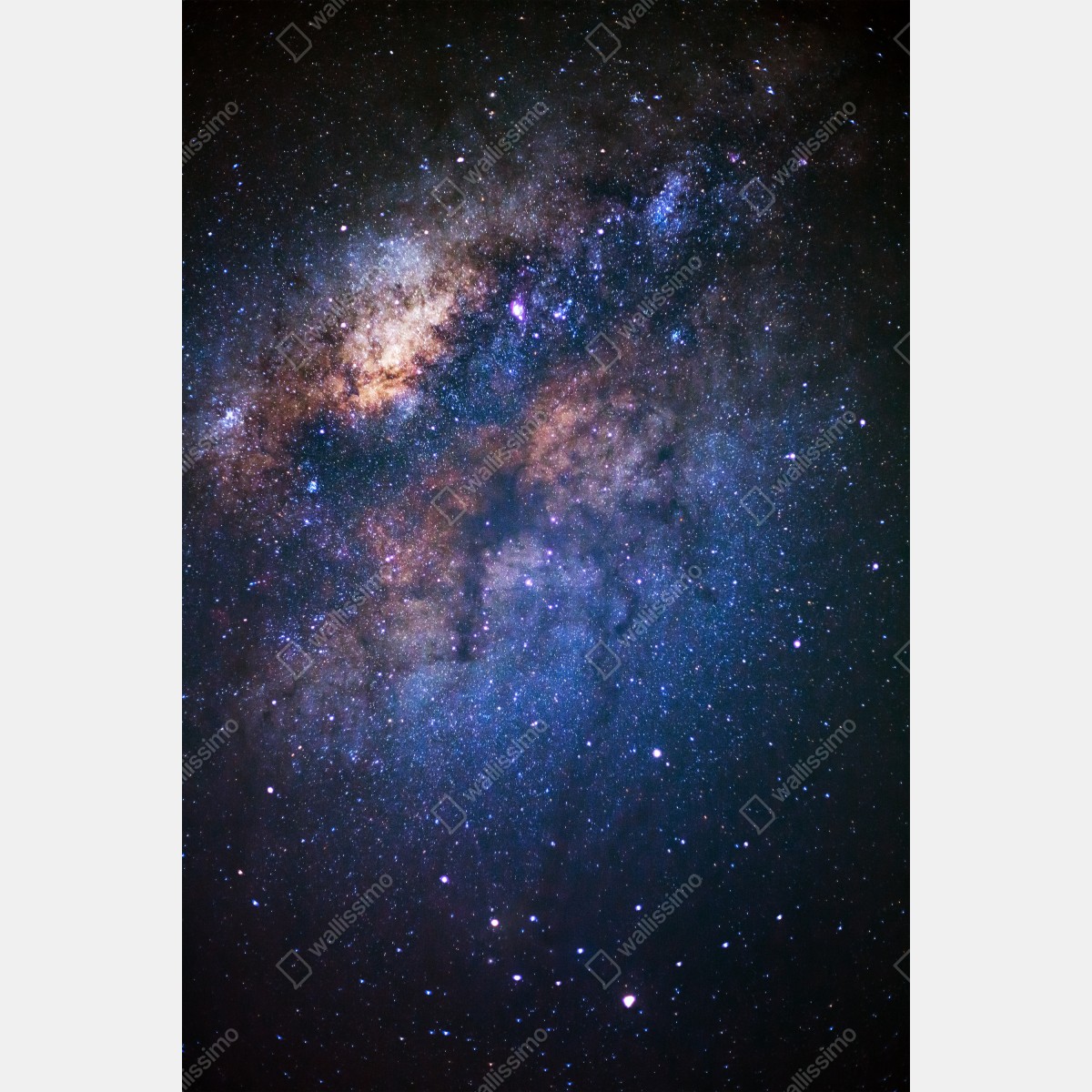 Leinwandbild milchstraße galaxie nachthimmel – Wallnifity® Leinwandbild milchstraße galaxie nachthimmel – Wallnifity®