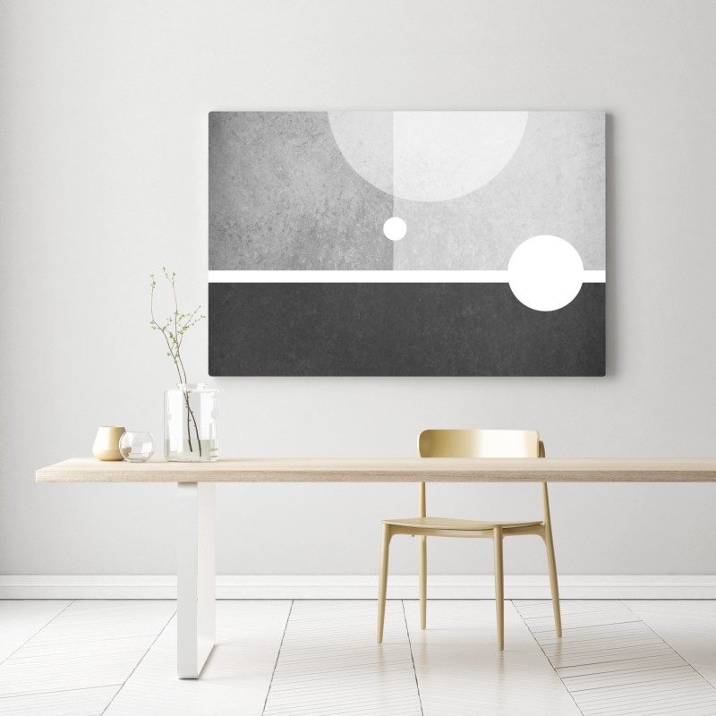 Leinwandbild minimalistische geometrische komposition – Wallnifity® Leinwandbild minimalistische geometrische komposition – Wallnifity®