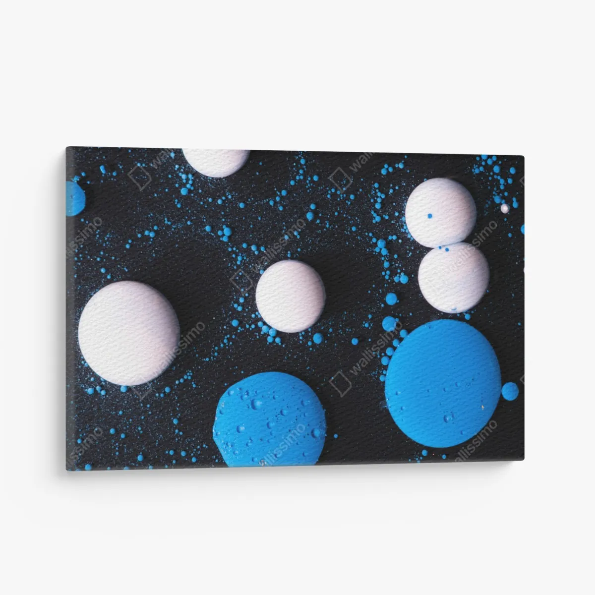 Leinwandbild blaues marmor flüssigmuster – Wallnifity® Leinwandbild blaues marmor flüssigmuster – Wallnifity®