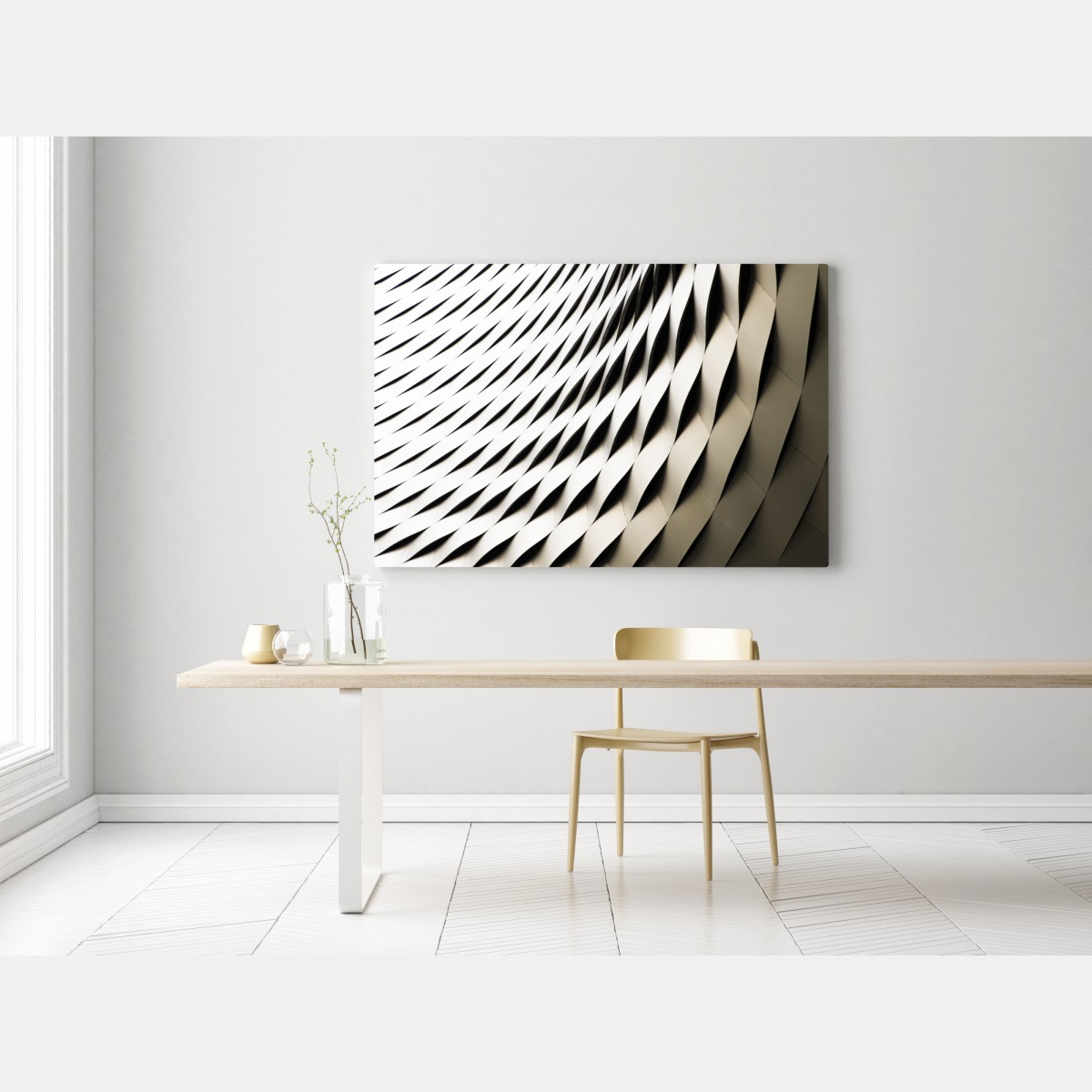 Leinwandbild modernes geometrisches architekturmuster – Wallnifity® Leinwandbild modernes geometrisches architekturmuster – Wallnifity®