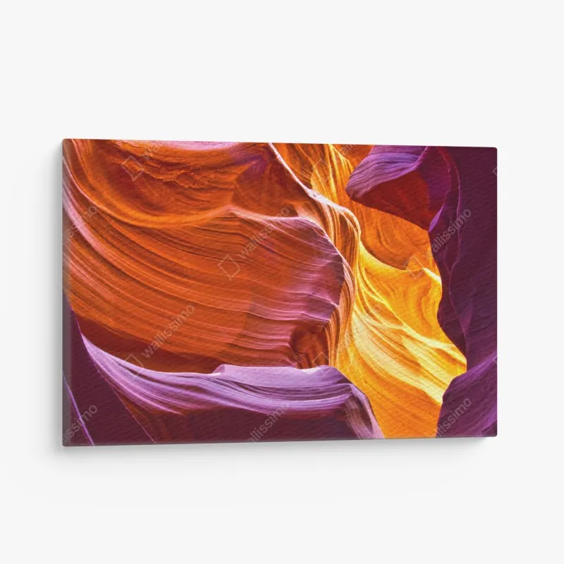 Leinwandbild sonniges mediterranes küstendorf – Wallnifity®