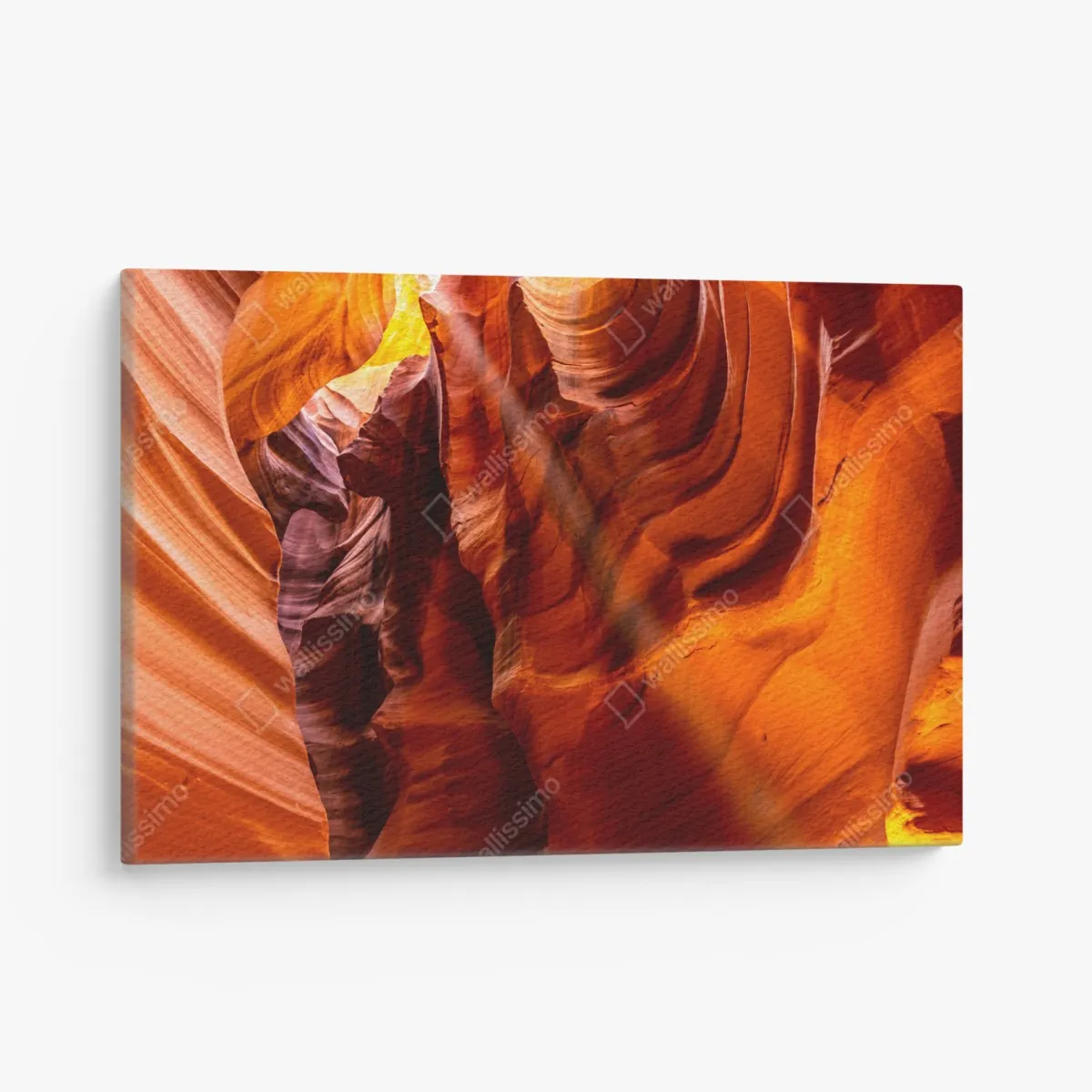 Leinwandbild Antelope Canyon licht und geschwungene sandsteinformen – Wallnifity® Leinwandbild Antelope Canyon licht und geschwungene sandsteinformen – Wallnifity®