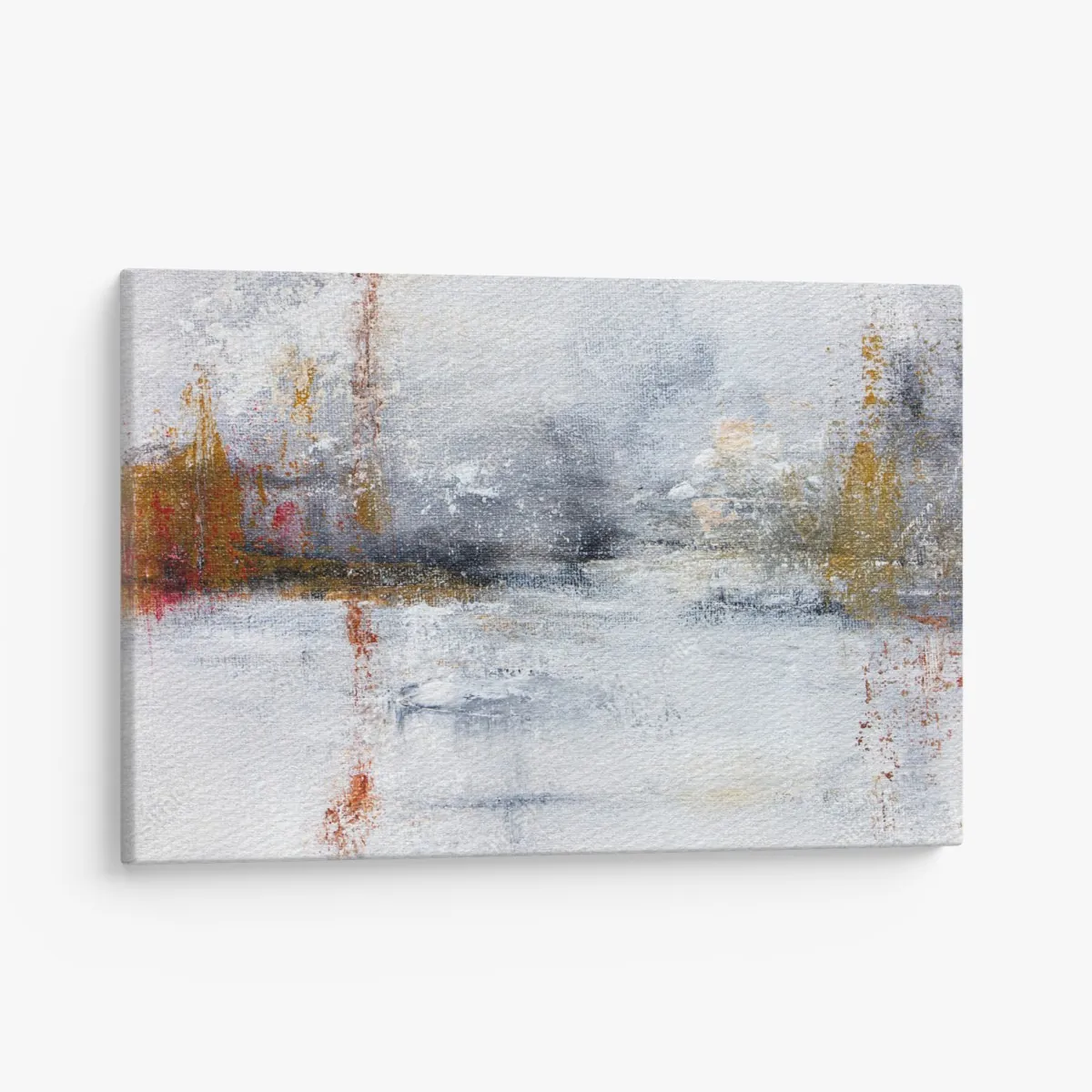 Leinwandbild ruhige abstrakte landschaft in sanften neutralen tönen – Wallnifity® Leinwandbild ruhige abstrakte landschaft in sanften neutralen tönen – Wallnifity®