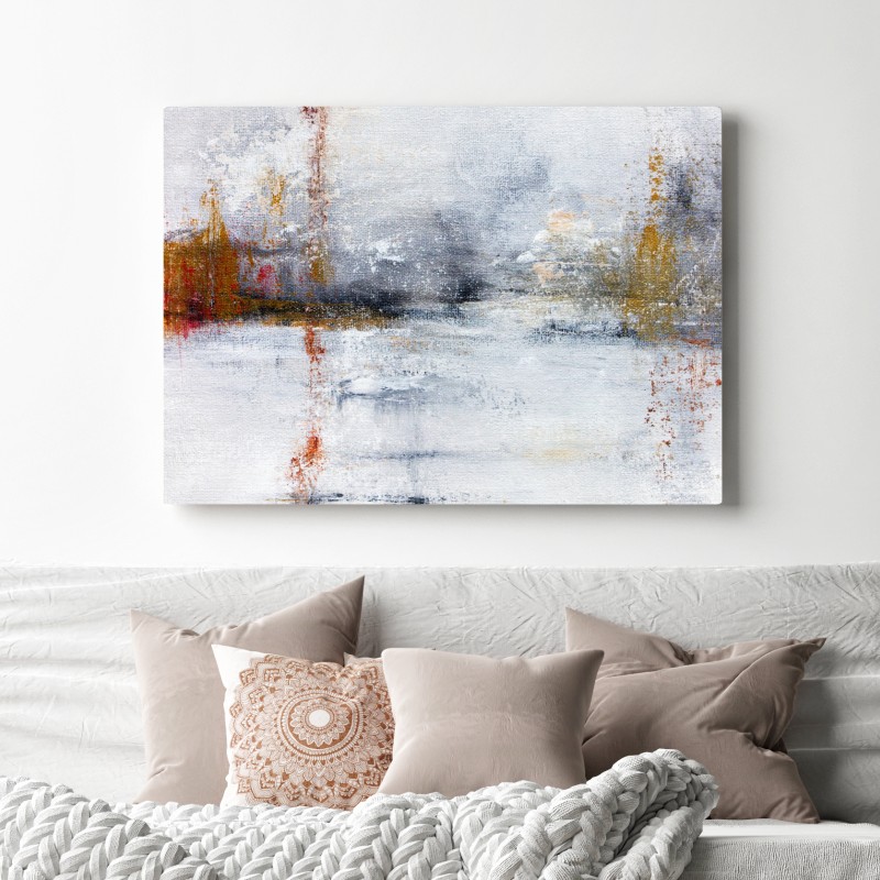 Leinwandbild ruhige abstrakte landschaft in sanften neutralen tönen – Wallnifity® Leinwandbild ruhige abstrakte landschaft in sanften neutralen tönen – Wallnifity®