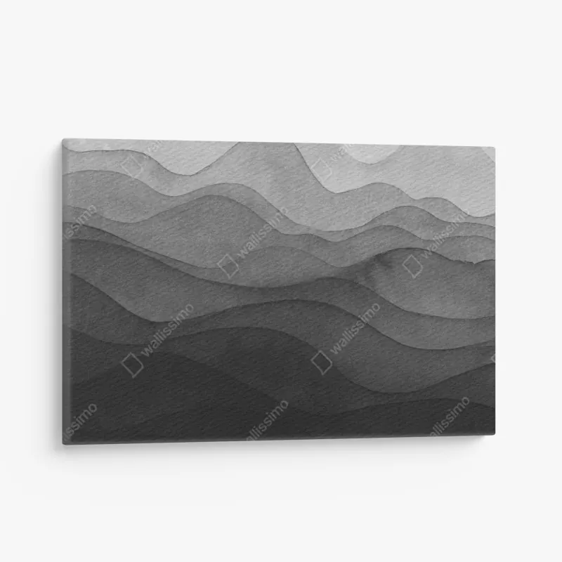 Leinwandbild sanddünen und ruhige Nordsee bei Noordwijk – Wallnifity®