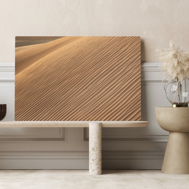 Leinwandbild goldene sanddünen minimalistisches landschaftsbild – Wallnifity® Leinwandbild goldene sanddünen minimalistisches landschaftsbild – Wallnifity®