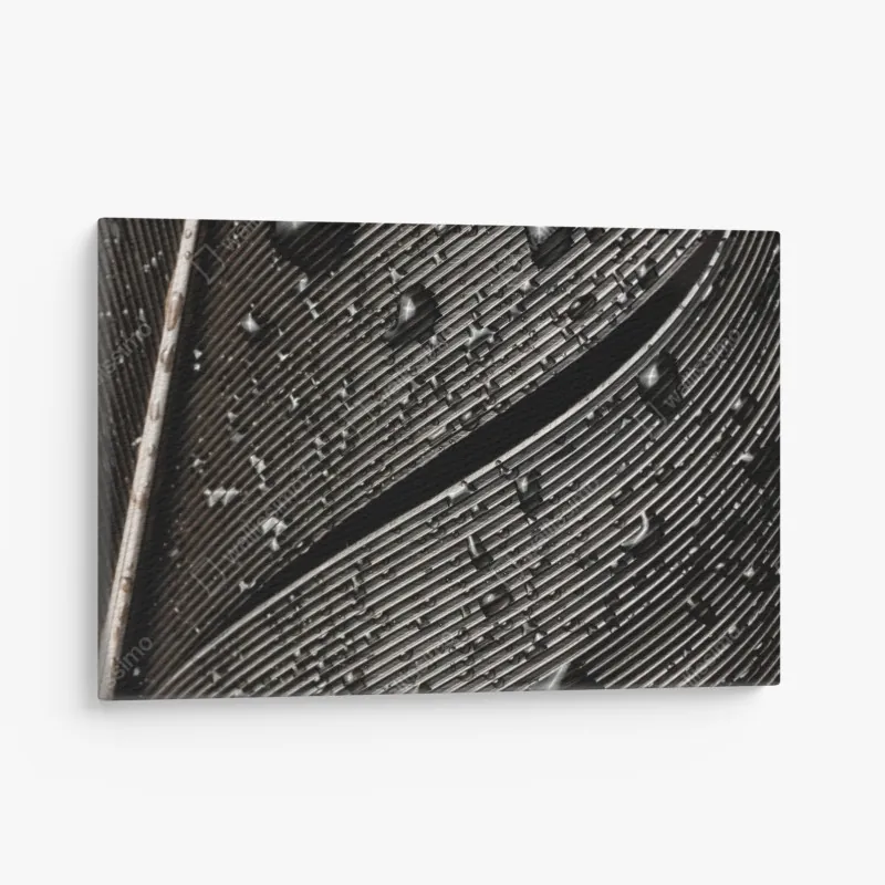 Leinwandbild moderne stadtskyline gespiegelt im wasser – Wallnifity®