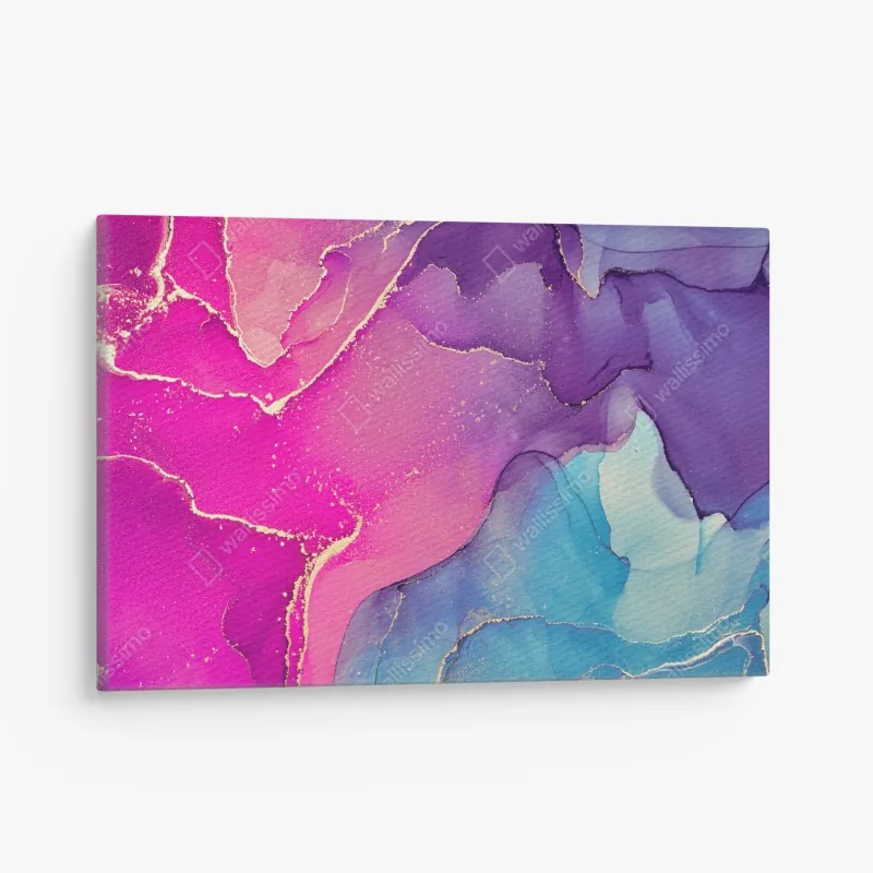 Leinwandbild üppige moosbedeckte ziegelwand – Wallnifity®