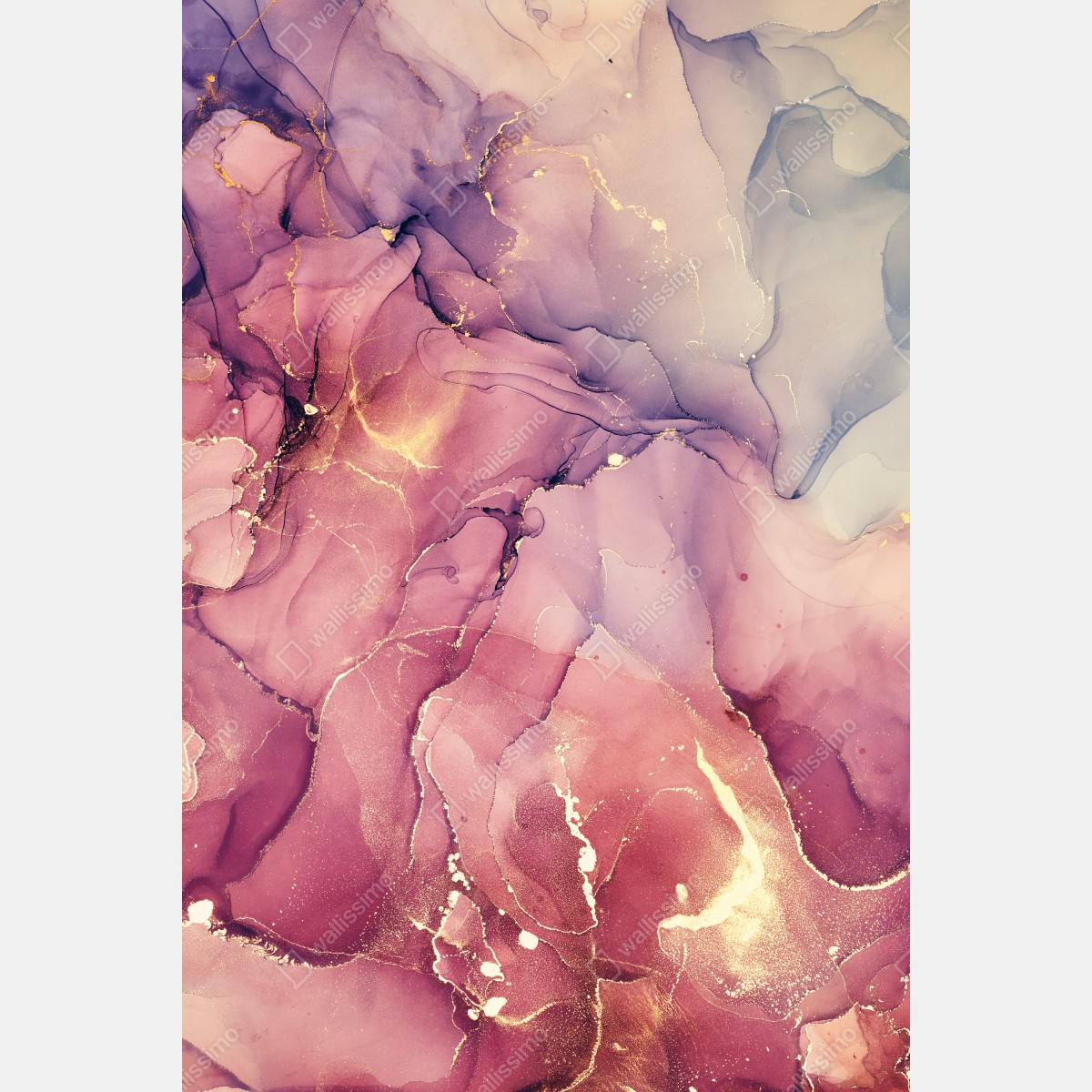 Leinwandbild ätherische lila marmorabstraktion – Wallnifity® Leinwandbild ätherische lila marmorabstraktion – Wallnifity®