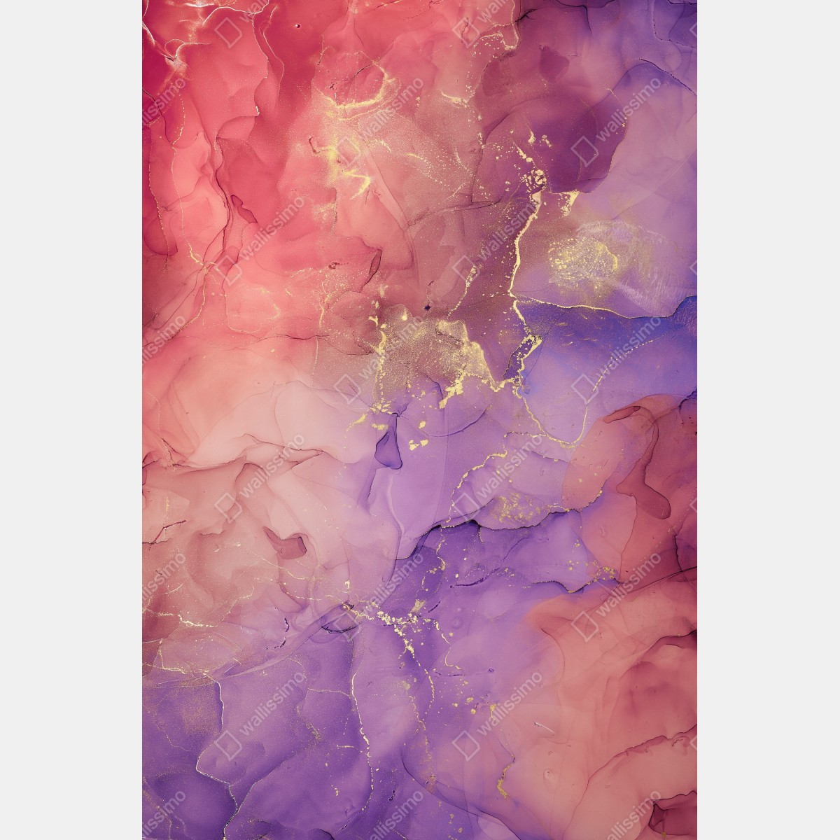 Leinwandbild ätherische rosa und lila marmoroptik – Wallnifity® Leinwandbild ätherische rosa und lila marmoroptik – Wallnifity®