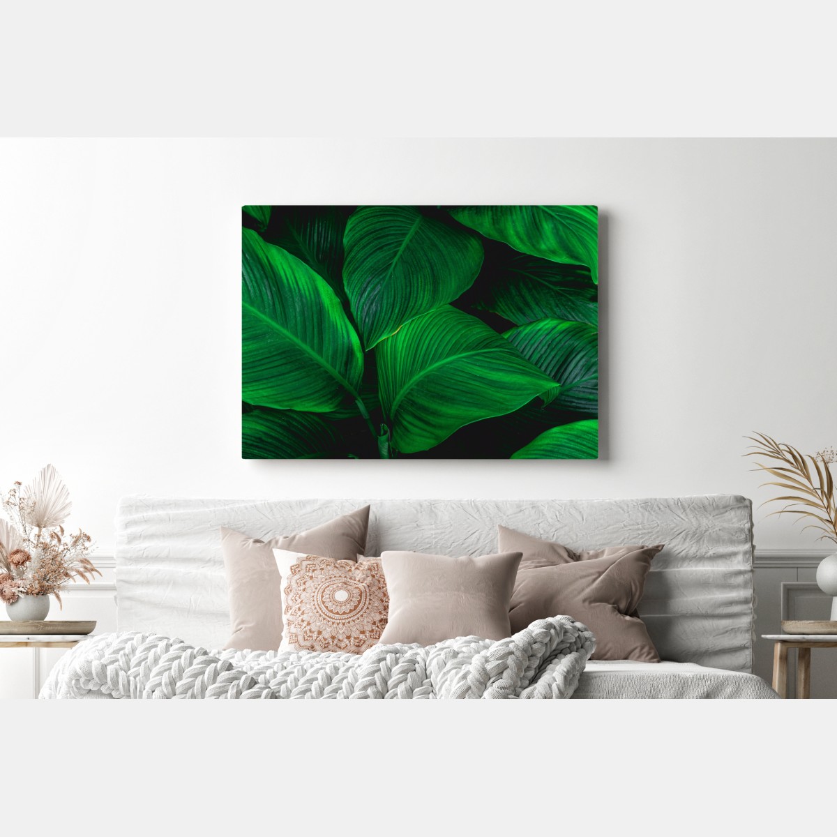 Leinwandbild üppige tropische blätter – Wallnifity® Leinwandbild üppige tropische blätter – Wallnifity®