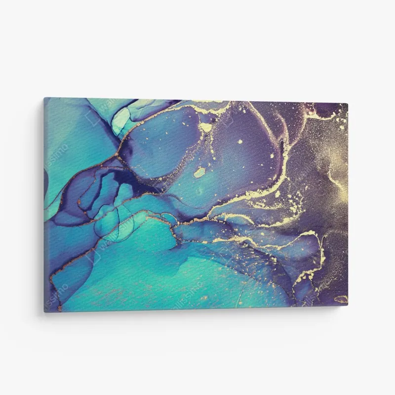 Leinwandbild Dubai skyline in der goldenen stunde – Wallnifity®