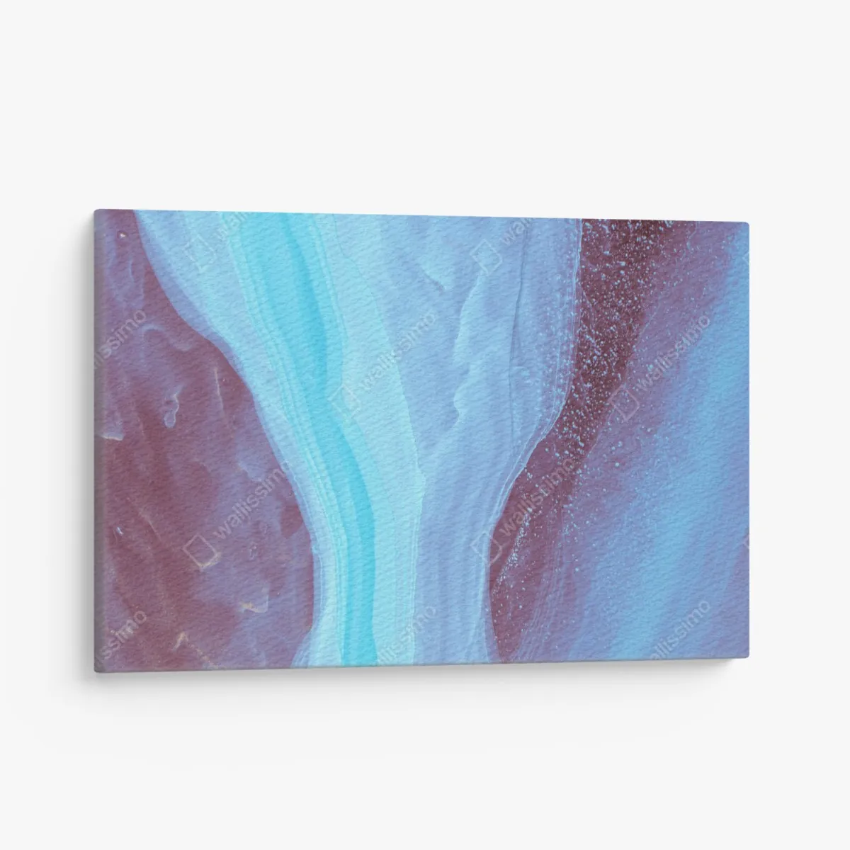 Leinwandbild ätherisches türkis-rosa marmormuster – Wallnifity® Leinwandbild ätherisches türkis-rosa marmormuster – Wallnifity®