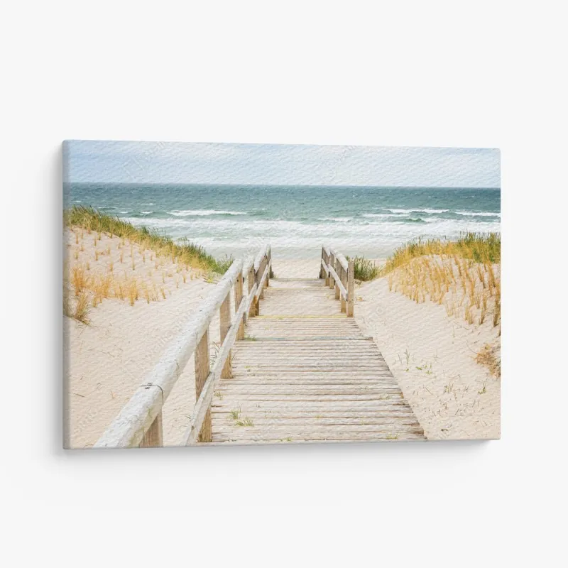 Leinwandbild moosiger wasserfall – Wallnifity®