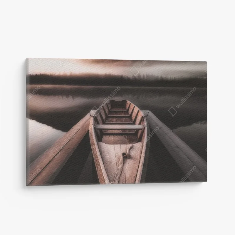 Leinwandbild Kansas City skyline bei dämmerung – Wallnifity®