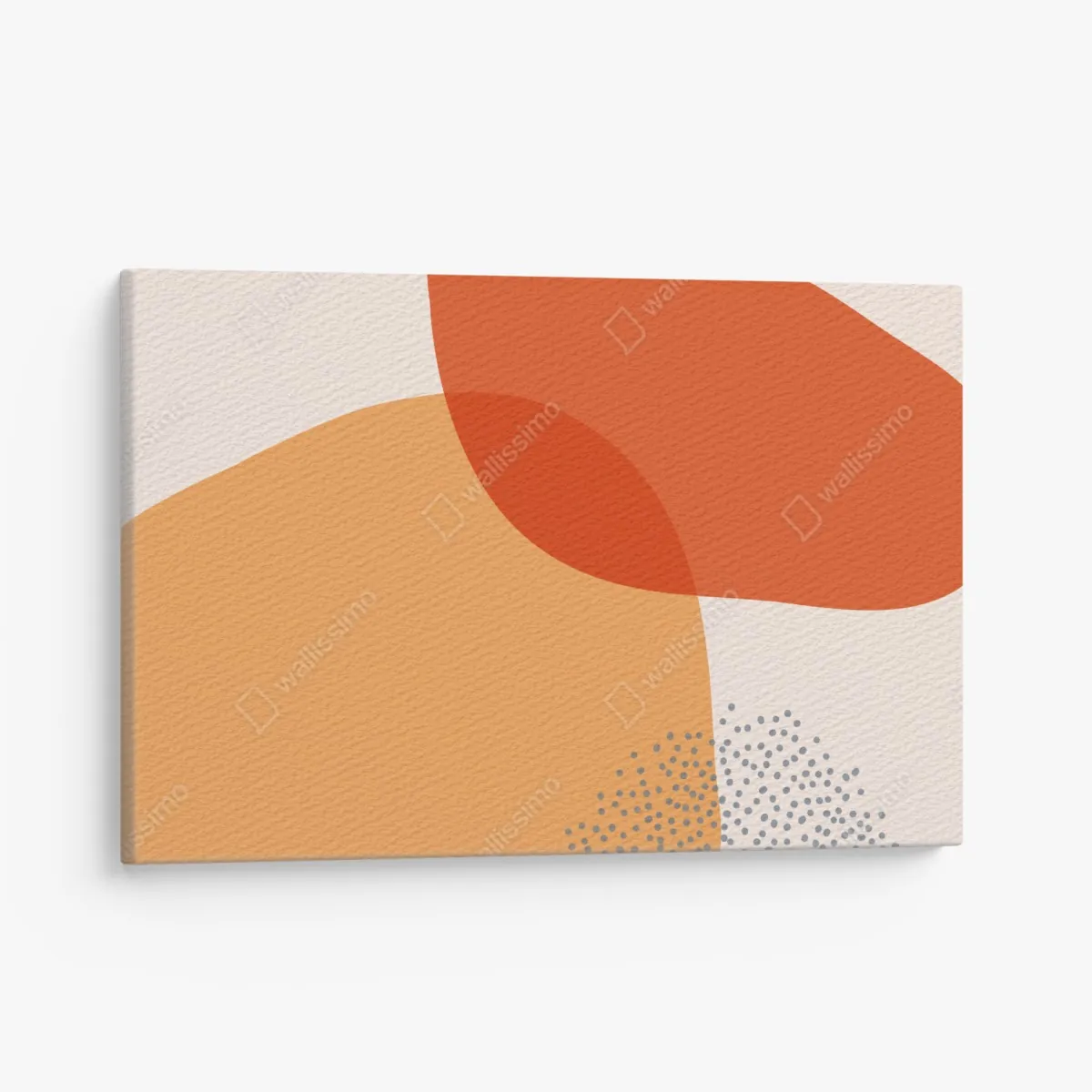 Leinwandbild warme abstrakte formen – Wallnifity® Leinwandbild warme abstrakte formen – Wallnifity®
