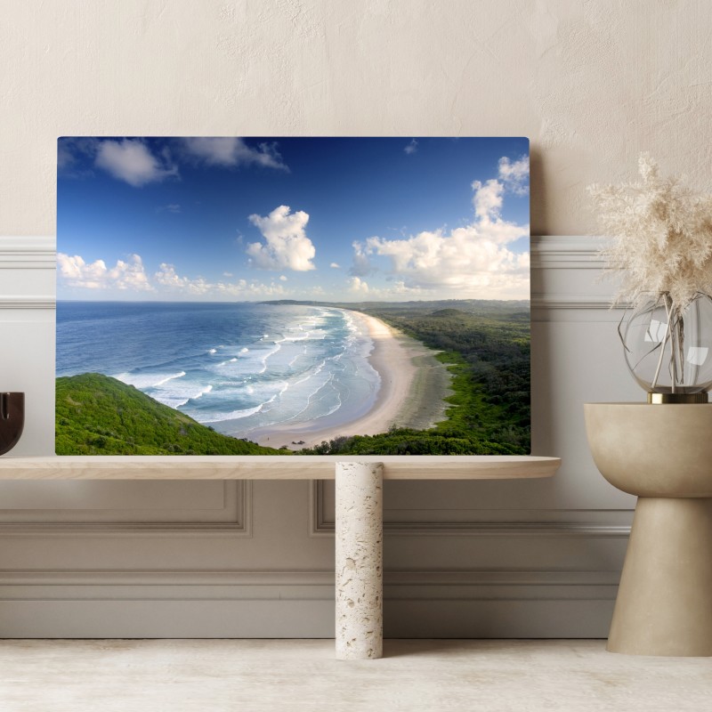 Leinwandbild panorama der küste von Byron Bay – Wallnifity® Leinwandbild panorama der küste von Byron Bay – Wallnifity®
