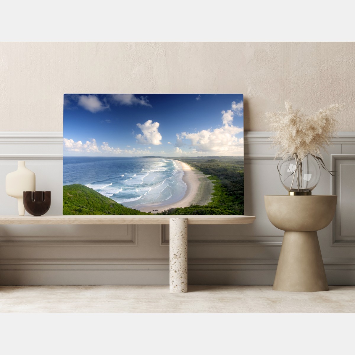 Leinwandbild panorama der küste von Byron Bay – Wallnifity® Leinwandbild panorama der küste von Byron Bay – Wallnifity®